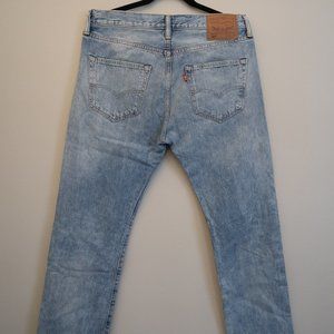 Levi's 501 Button Fly Straight Leg Denim Jeans